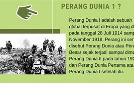 Dampak Politik Terjadinya Perang Dunia 1