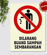 Gambar Dilarang Membuang Sampah Sembarangan Kartun